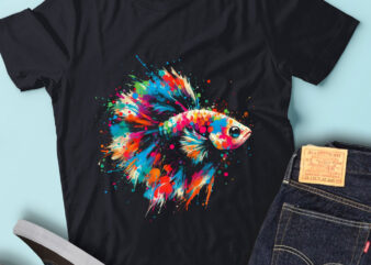 LT62 Colorful Artistic Guppy Fish Wonderful Colored Portrait