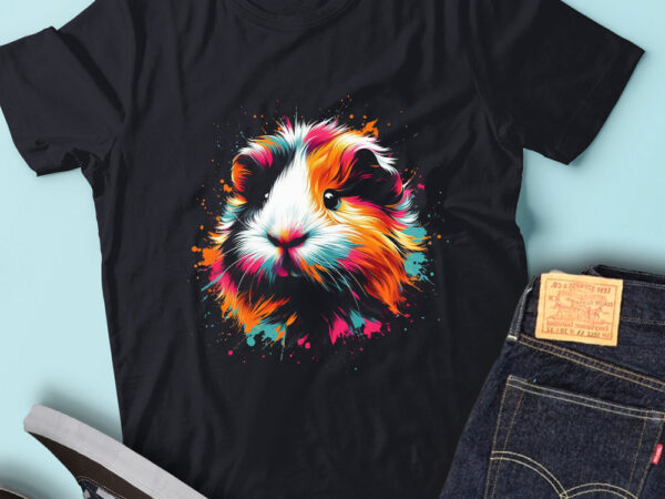 Lt74 colorful artistic guinea pig pop art mouse cute animal t shirt vector graphic