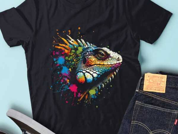 Lt76 colorful artistic reptile pop art lizard nature animal t shirt vector graphic