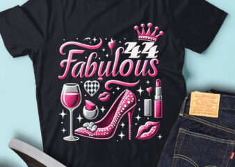 LT92 44_Fabulous Birthday Gift For Women Birthday Outfit t shirt vector graphic