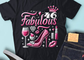 LT92 46_Fabulous Birthday Gift For Women Birthday Outfit t shirt vector graphic