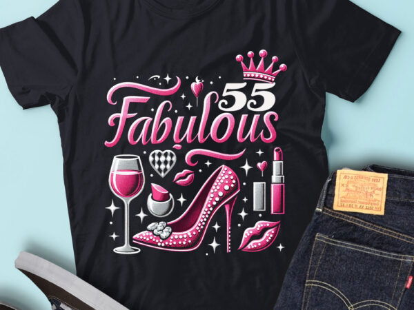 Lt92 55_fabulous birthday gift for women birthday outfit t shirt vector graphic