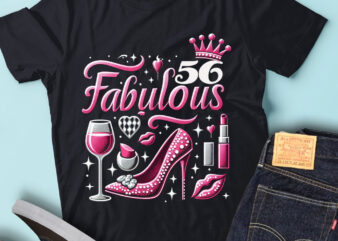 LT92 56_Fabulous Birthday Gift For Women Birthday Outfit t shirt vector graphic