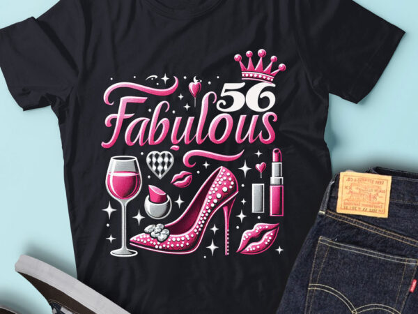 Lt92 56_fabulous birthday gift for women birthday outfit t shirt vector graphic