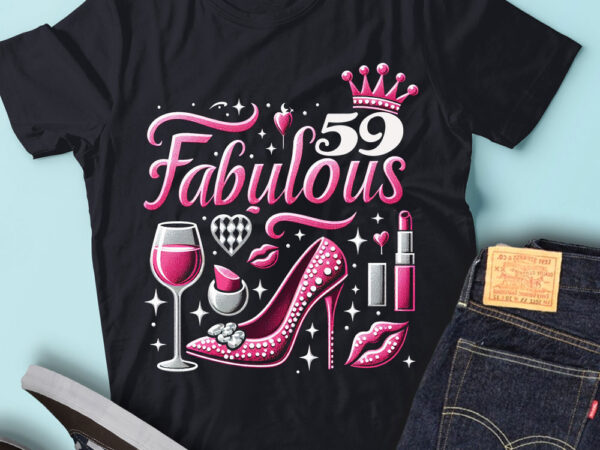 Lt92 59_fabulous birthday gift for women birthday outfit t shirt vector graphic