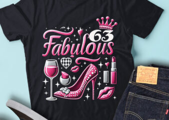 LT92 63_Fabulous Birthday Gift For Women Birthday Outfit t shirt vector graphic