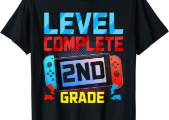 Level Complete 2nd Grade Video Game Last Day Of School T-Shirt