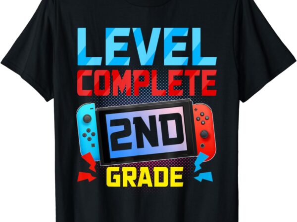 Level complete 2nd grade video game last day of school t-shirt