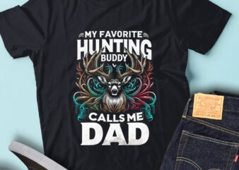 M151 Deer Hunting My Favorite Hunting Buddy Calls Me Papa Shirt, Hunting Partners Shirt