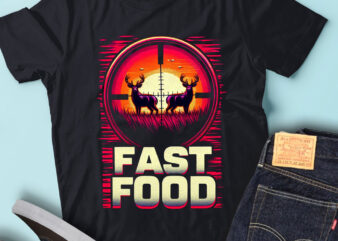 M158 Fast Food Deer Hunting Funny Hunter Gift t shirt designs for sale