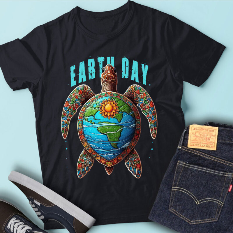 M175 Earth day Save The Earth Turtle