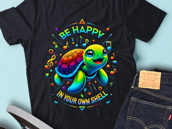 M176 be happy in your own shell autism awareness turtle t shirt designs for sale