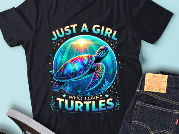 M182 just a girl who loves turtles sea turtle lovers turtle t shirt designs for sale