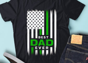 M185 Best dad ever with US american flag t shirt designs for sale