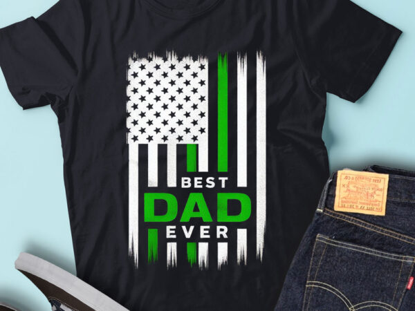 M185 best dad ever with us american flag t shirt designs for sale