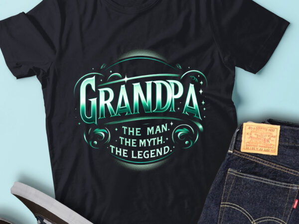 M187 grandpa the man the myth the legend father’s day t shirt designs for sale