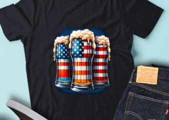 M211 Beer American Flag 4th of July Merica Drinking USA