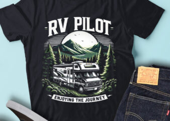 M217 RV Pilot, enjoying the journey Pilot Camping t shirt designs for sale