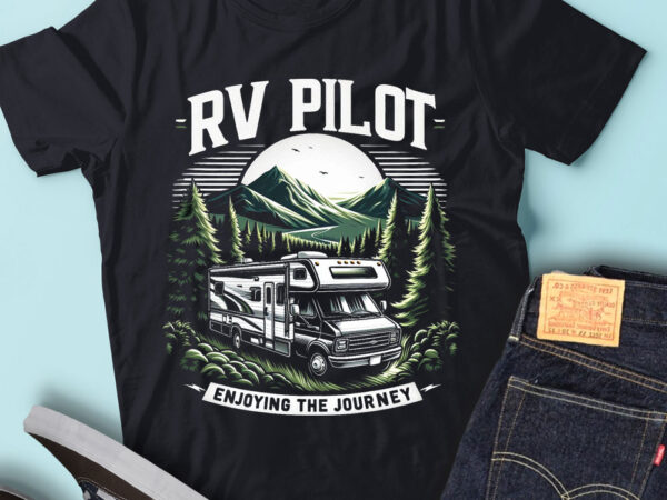 M217 rv pilot, enjoying the journey pilot camping t shirt designs for sale
