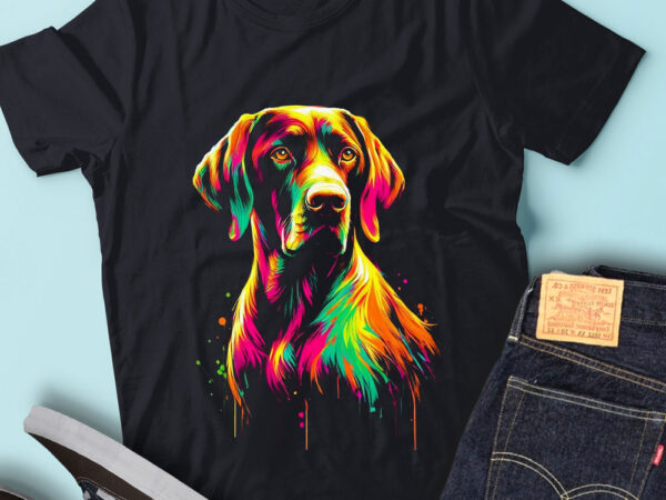 M239 colorful artistic german shorthaired pointers cute dog t shirt designs for sale