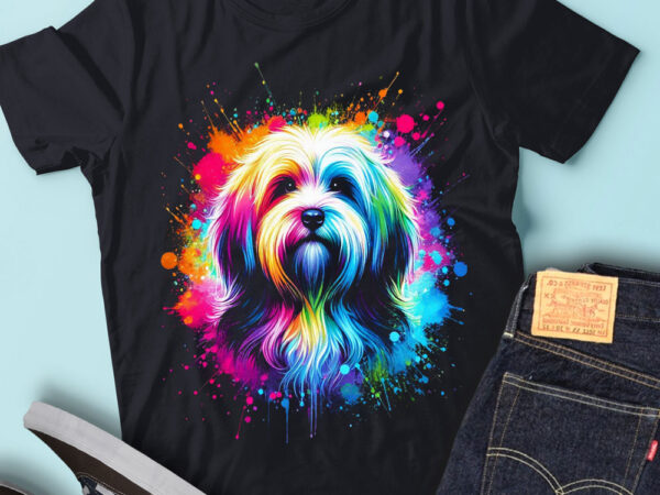 M253 cute colorful artistic havanese funny dog t shirt designs for sale