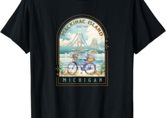 Mackinac Island State Park Michigan USA Lake Huron Souvenir T-Shirt