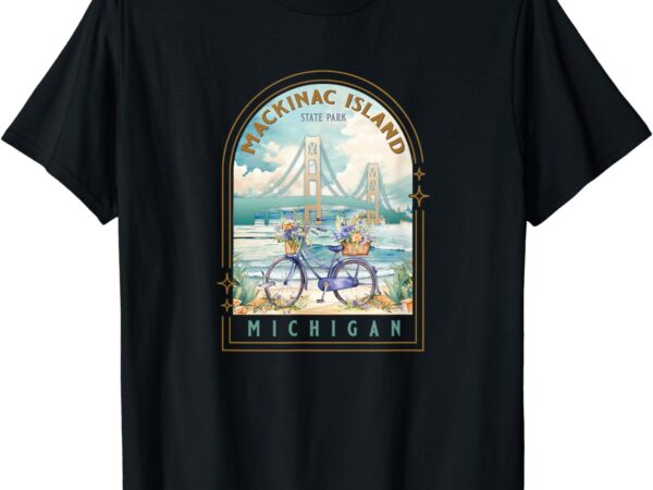 Mackinac island state park michigan usa lake huron souvenir t-shirt