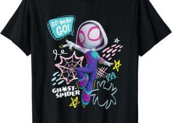 Marvel Spidey And His Amazing Friends Ghost-Spider Go Webs! T-Shirt