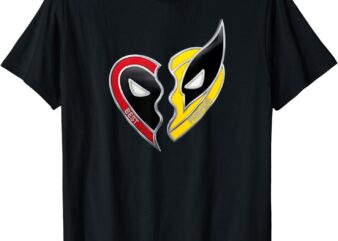 Marvel Studios Deadpool & Wolverine Best Friends Heart Charm T-Shirt