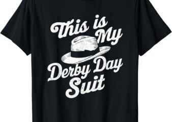 Men Derby Day 2024 Horse Racing This Is My Derby Day Suit T-Shirt