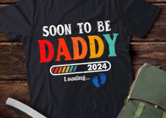 Mens Soon To Be Daddy Est.2024 New Dad Pregnancy T-Shirt ltsp