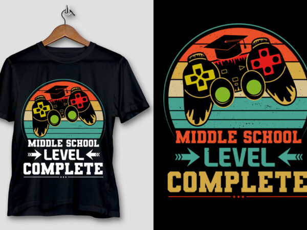 Middle school level complete t-shirt design