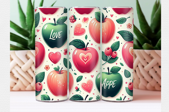 Fruit tumbler wrap t shirt graphic design