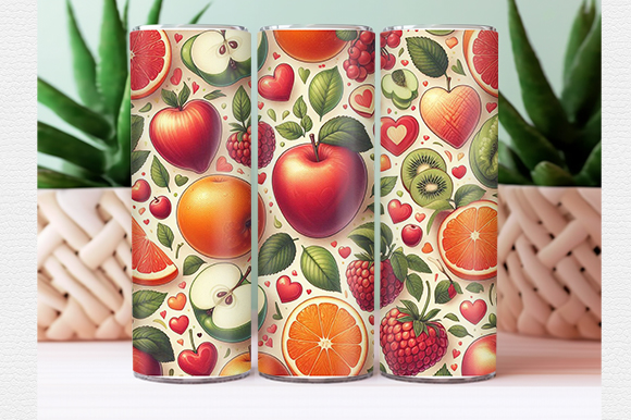 Fruit tumbler wrap t shirt graphic design