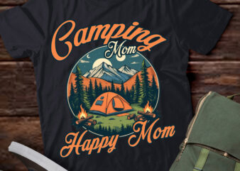 Mom Camping Shirt Happy Camping Mom Camper Gift Mother Shirt ltsp