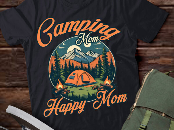 Mom camping shirt happy camping mom camper gift mother shirt ltsp t shirt designs for sale