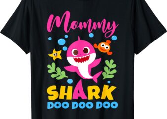 Mommy Of Birthday Shark Matching Oufit Party For Family T-Shirt