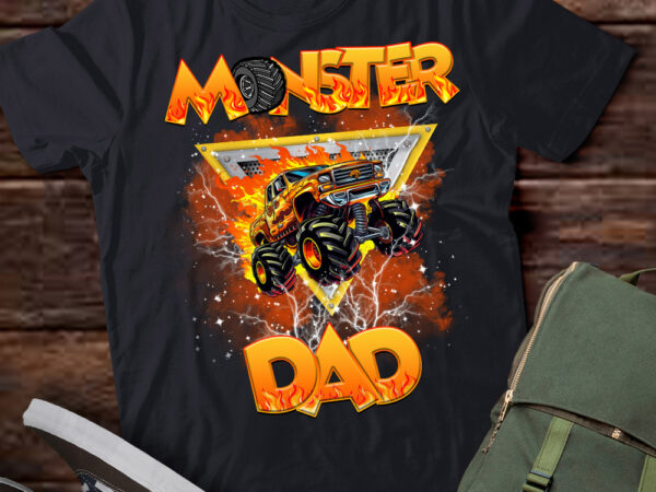 Monster truck dad monster truck are my jam lovers father_s day t-shirt pn