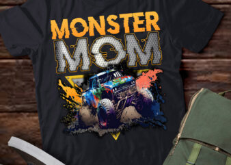 Monster Truck Mom Family Matching Monster Truck Lovers T-Shirt ltsp