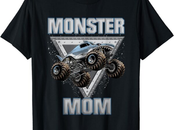 Monster truck mom monster truck are my jam truck lovers t-shirt