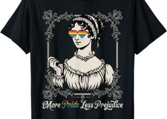 More Pride Less Prejudice LGBT Rights T-Shirt