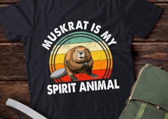 Muskrat Is My Spirit Animal T-Shirt ltsp