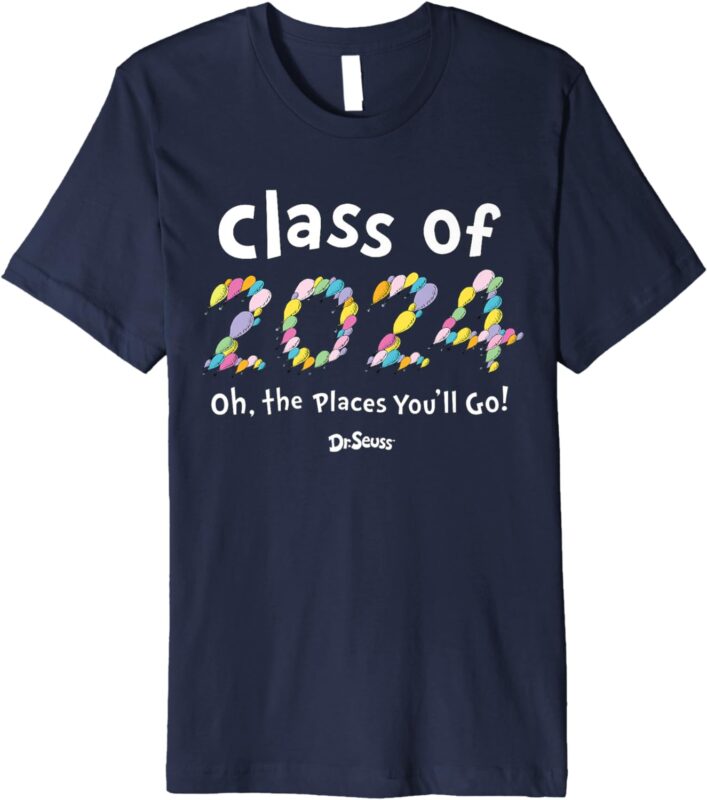 Oh the Places Class of 2024 Premium T-Shirt
