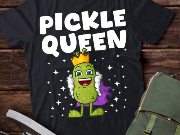 Pickle queen art for women girls kids cucumber pickle lover t-shirt ltsp