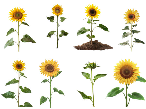 Plant sunflower t shirt illustration