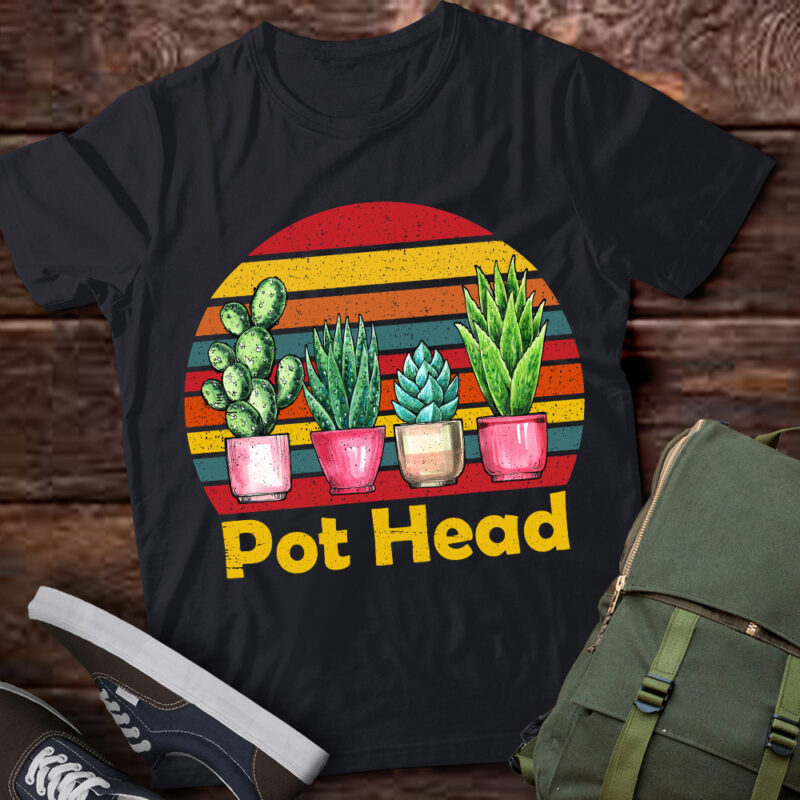 Pot-head love plant gardener pot-head succulent funny T-Shirt LTSP