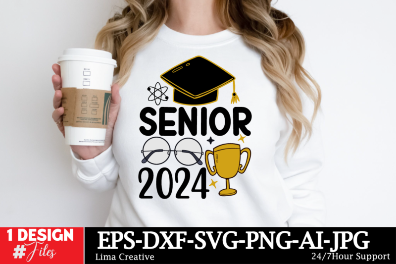 Graduation SVG DEsign BUndle ,Proud Graduate 2024 SVG PNG Bundle, Senior Svg Bundle, Proud Senior Svg, Class of 2024 Svg, Senior Family Svg,