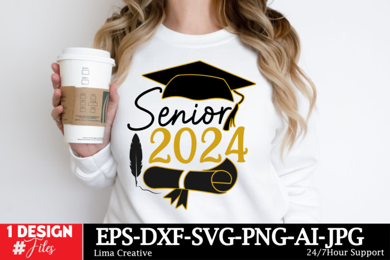 Graduation SVG DEsign BUndle ,Proud Graduate 2024 SVG PNG Bundle, Senior Svg Bundle, Proud Senior Svg, Class of 2024 Svg, Senior Family Svg,