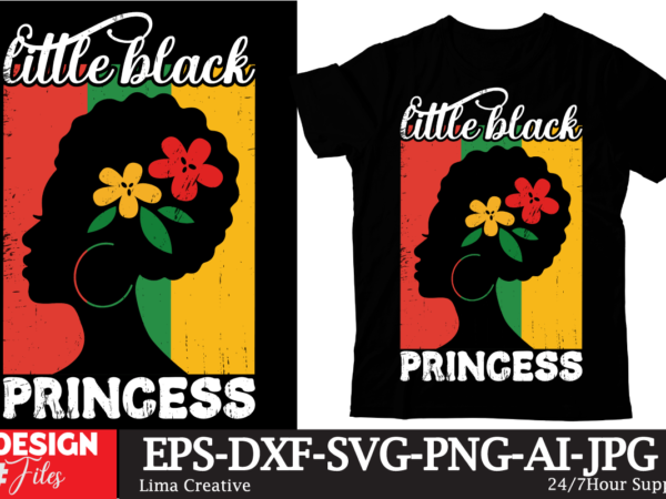 Little black princess t-shirt design ,black history embroidery design, juneteenth 1865 machine embroidery design, african machine embroidery