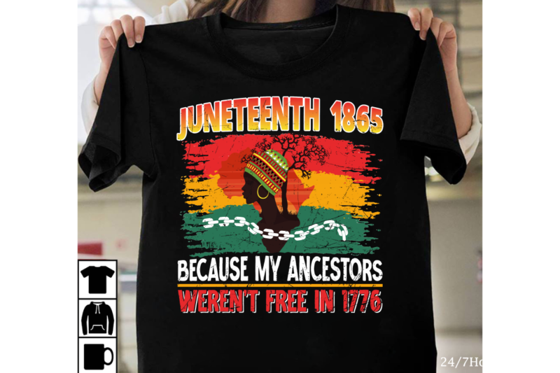 Juneteenth T-shirt Design, Black History Embroidery Design, Juneteenth 1865 Machine Embroidery Design, African Machine Embroidery Pattern –